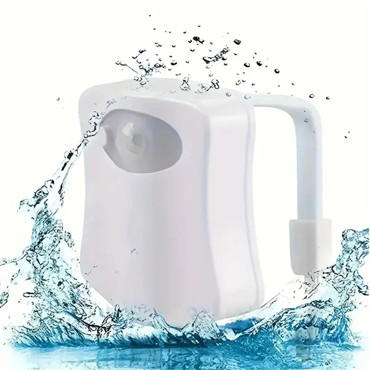 Toilet Night Light PIR Motion Sensor LED Light Toilet Bowl Light Washroom Night Lamp Battery-powered 7 Colors Changing Toilet