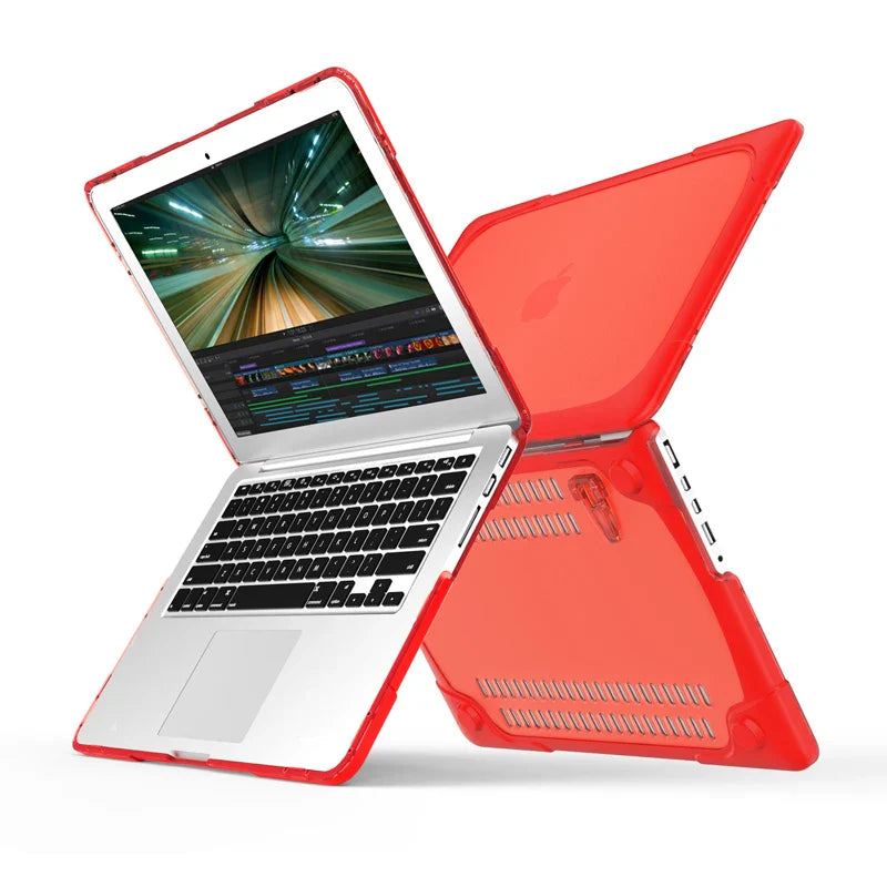 Stand Laptop Case for Air 13 A1369 A1466 MD760 Protection Cover for Retina 13/15 A1502 A1425 MD212 A1398 MC975 MC976 Shockproof