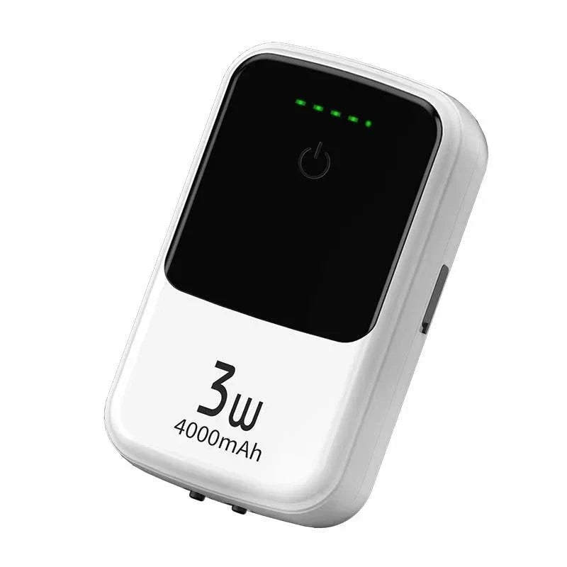 Rechargeable aquarium air pump 3W 4000mAh large capacity battery with touch screen for outdoor fishing and aquarium use