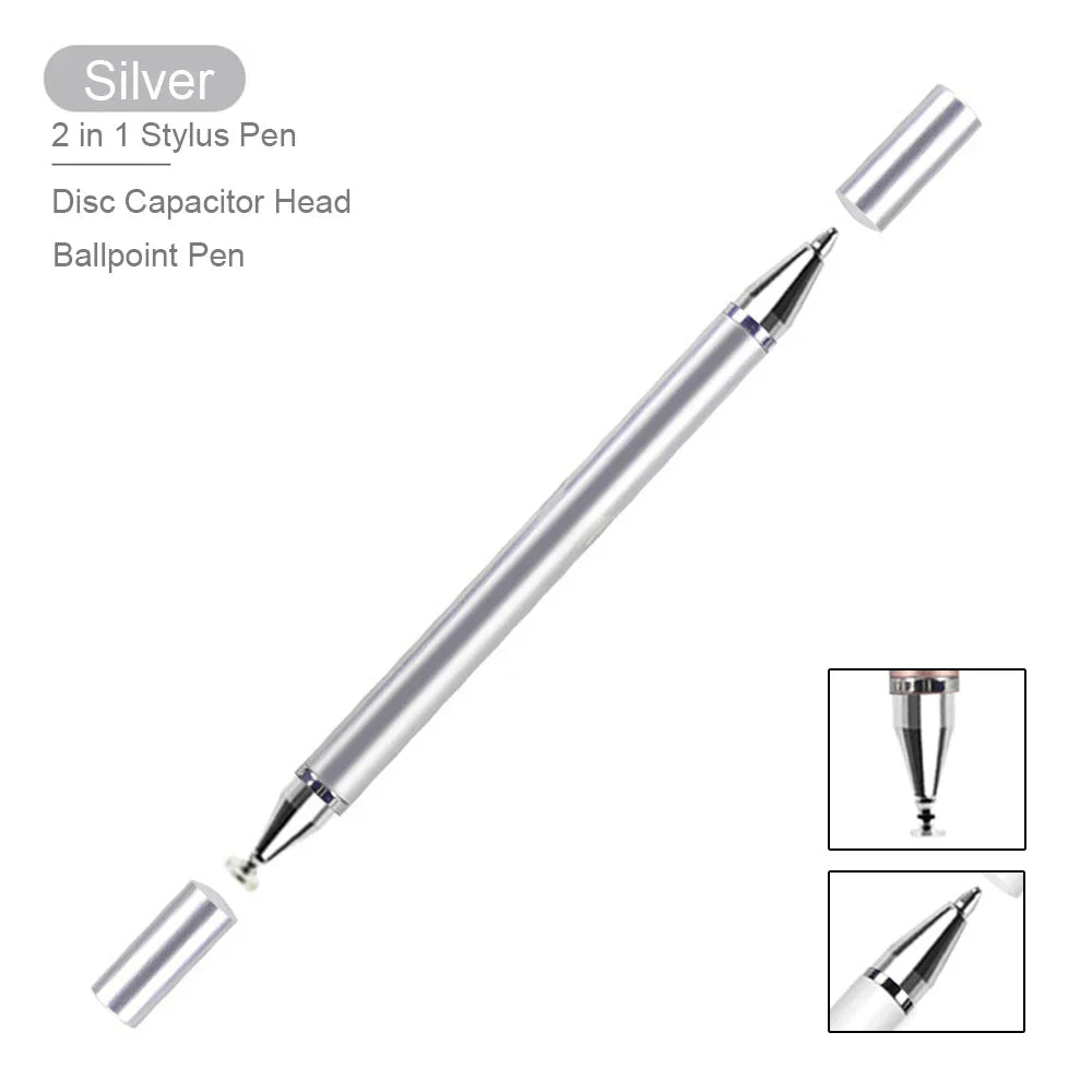 Universal 2 in 1 Stylus Pen Drawing Tablet Capacitive Touch Screen Smart Pencil For iPad iOS Android Phone