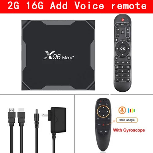 X96 Max Plus Smart TV Box Android 9 4G 32G 64G Amlogic S905X3 Quad Core 2.4G/5G Wifi 4K TVBOX X96Max Media Player Set Top Box