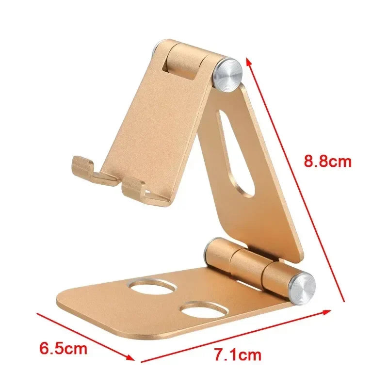 Desktop Mobile Phone Holder Stand, Cradle, Dock, Phone & Tablet Holder, Aluminum Adjustable Desktop Stand
