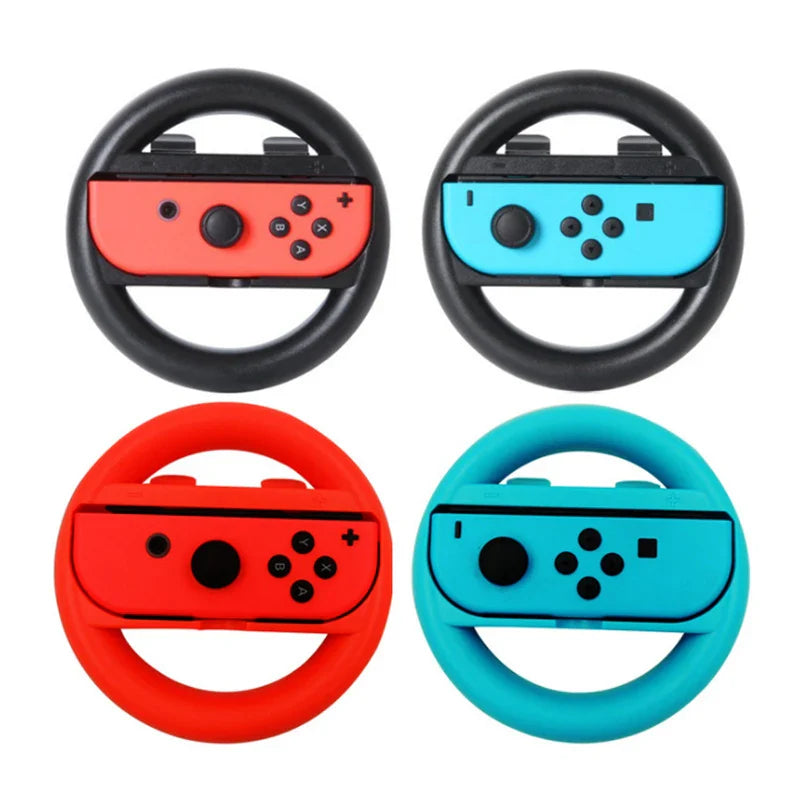 for NS Switch Joy-Con Steering Wheel Set Professional Simulate Racing Games Controller Joy-Con Handle