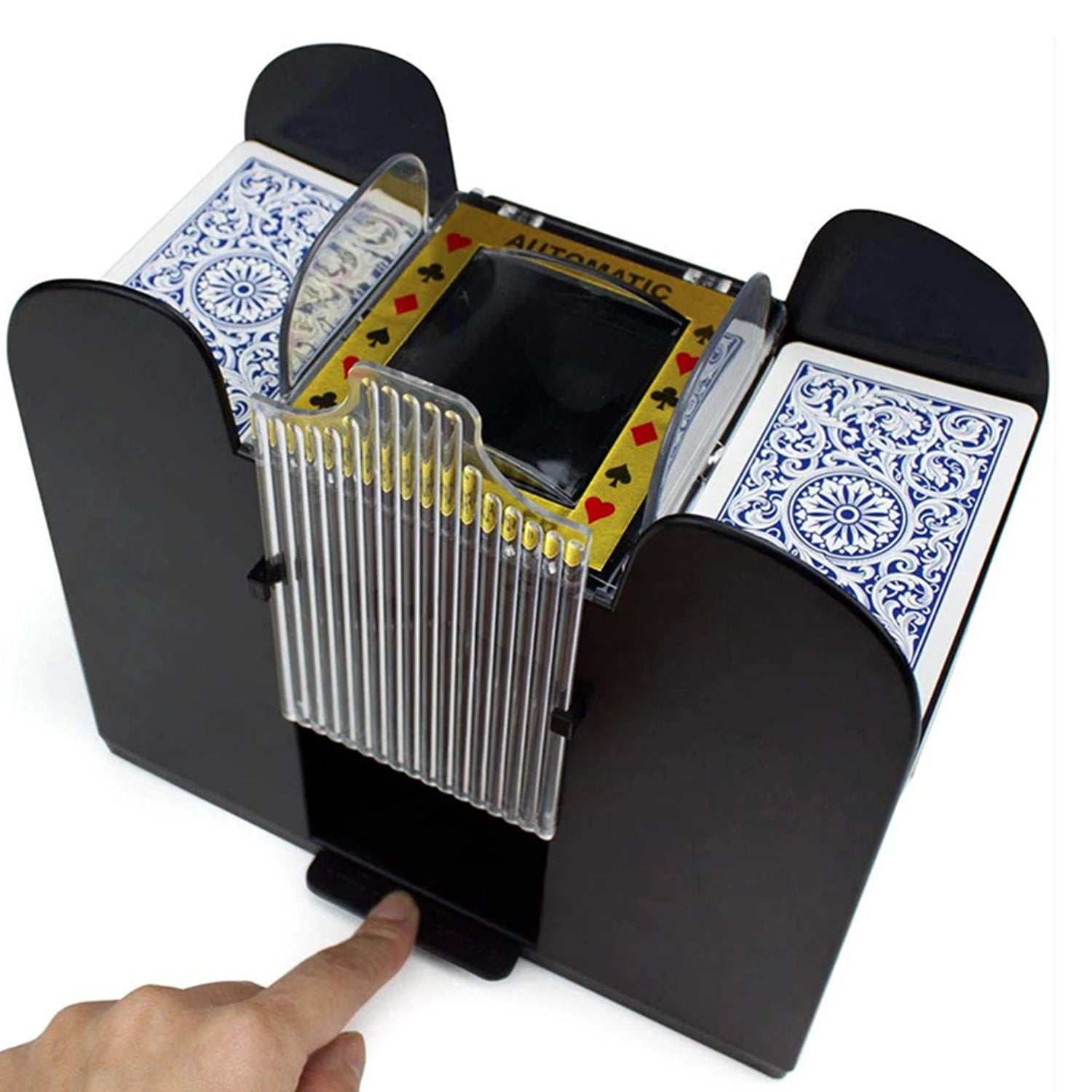 Game poker sorting machine,automatic poker shuffling machine,travel,family,holiday,Christmas party distributor,battery powered