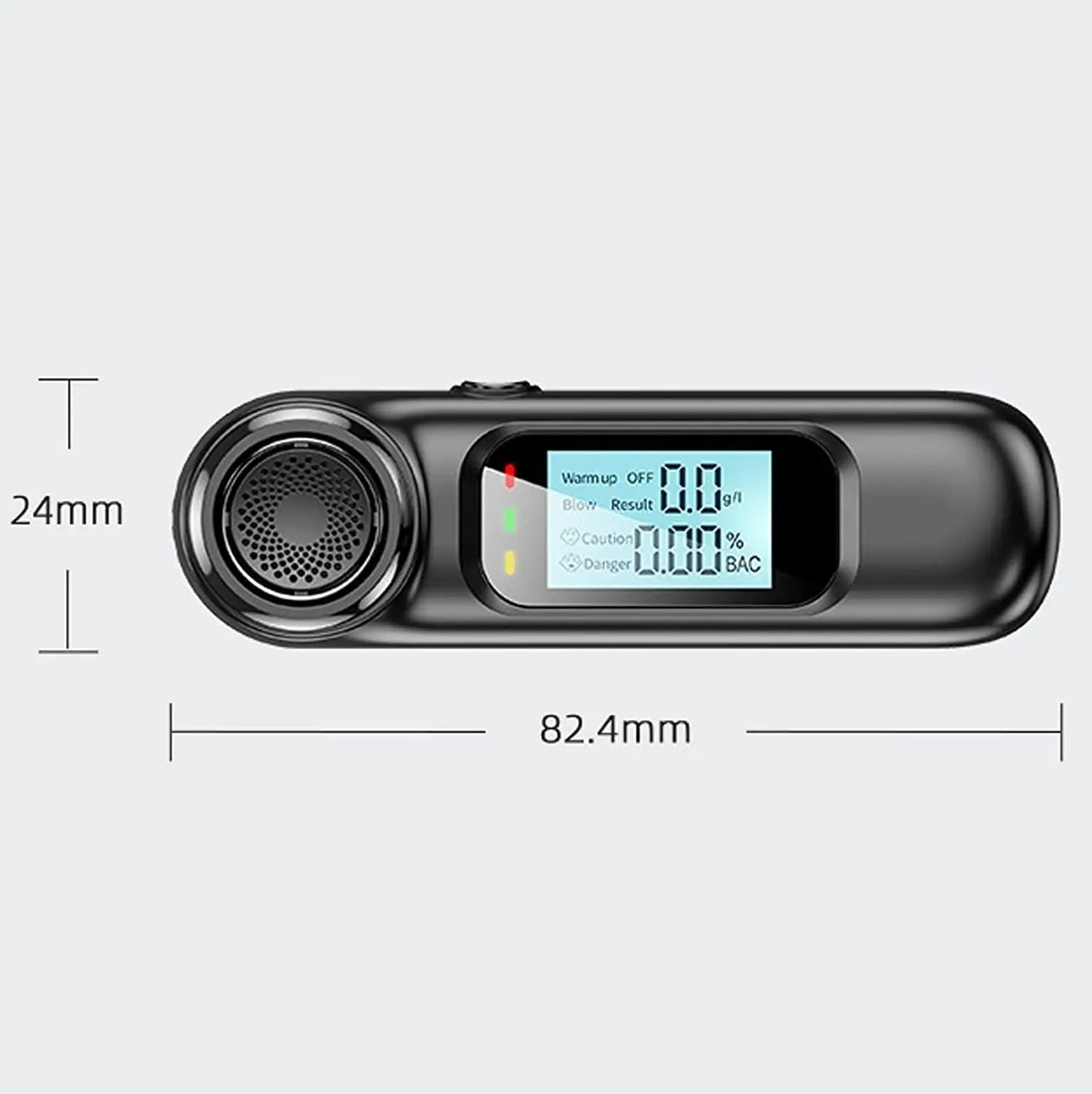 Non-Contact High-Precision Alcohol Tester Digital LCD Screen USB Rechargeable Breath Alcohol Tester Breathalyzer Analyzer
