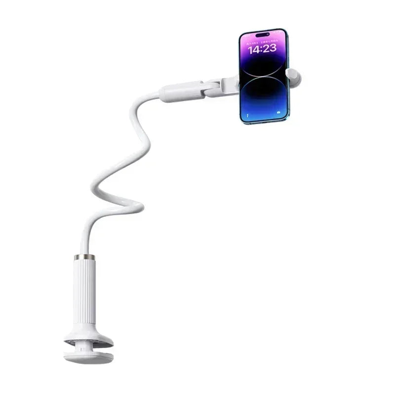 Oatabasf Magnetic Gooseneck Phone Stand Holder with Flexible Long Arm for Bed Lazy Bracket for 4-7" Phone Tablet Stand 4.7-13"