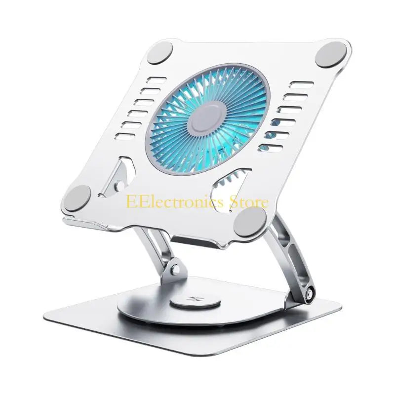 B03C Portable Notebook Stand Laptop Holder Bracket with Rotatable Design and Strong Cooling Function for Home Use and Travel