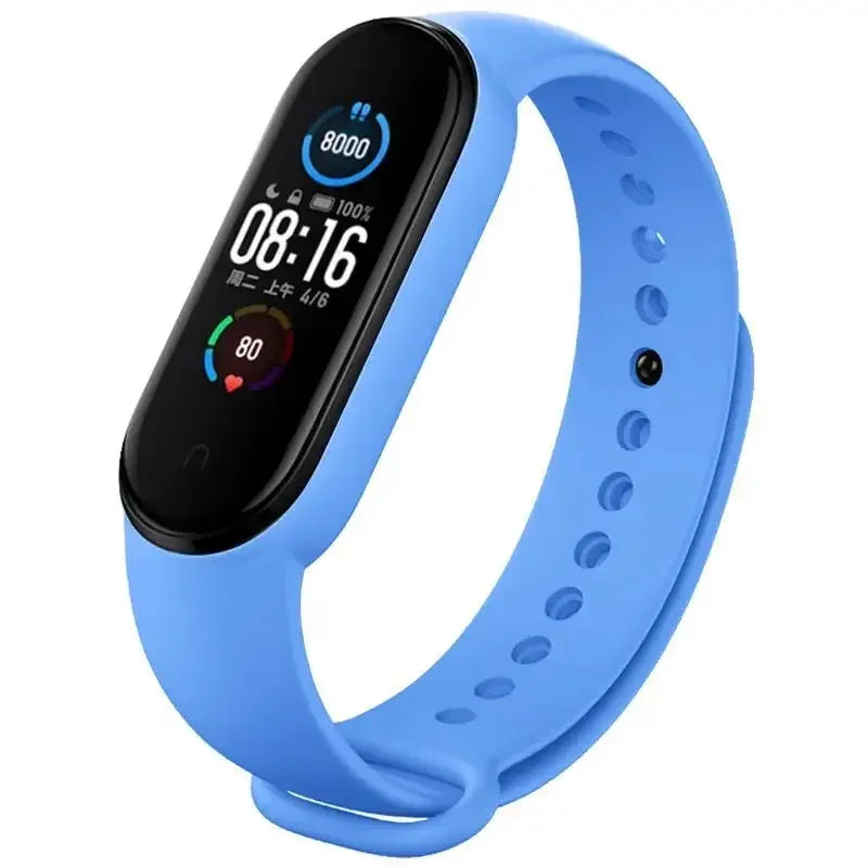 Silicone Watch Strap For Xiaomi Mi Band 7 6 5 4 3 Wristband Bracelet Wrist Straps correa Mi Band 6 7 5 4 Smart watch Accessories