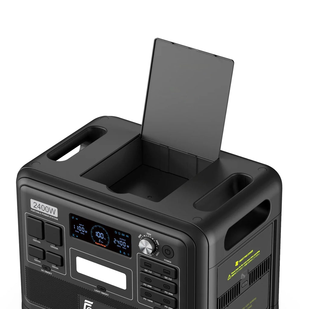 Hot Sale 2400W Solar Power Station Fossibot F2400 with Fast Charger  Long Lasting Time Cheap Power Provider