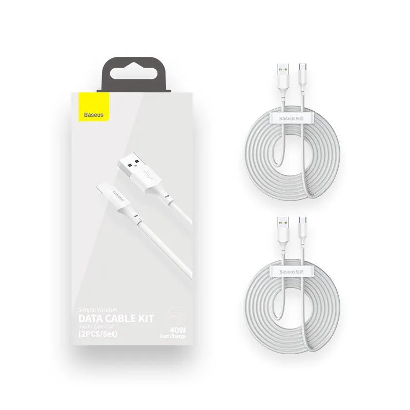Baseus Fast Charging USB Type C Cable 5A USB C Cable Type C Data Cord for Huawei Charger Cable C For Xiaomi 10 Pro 9