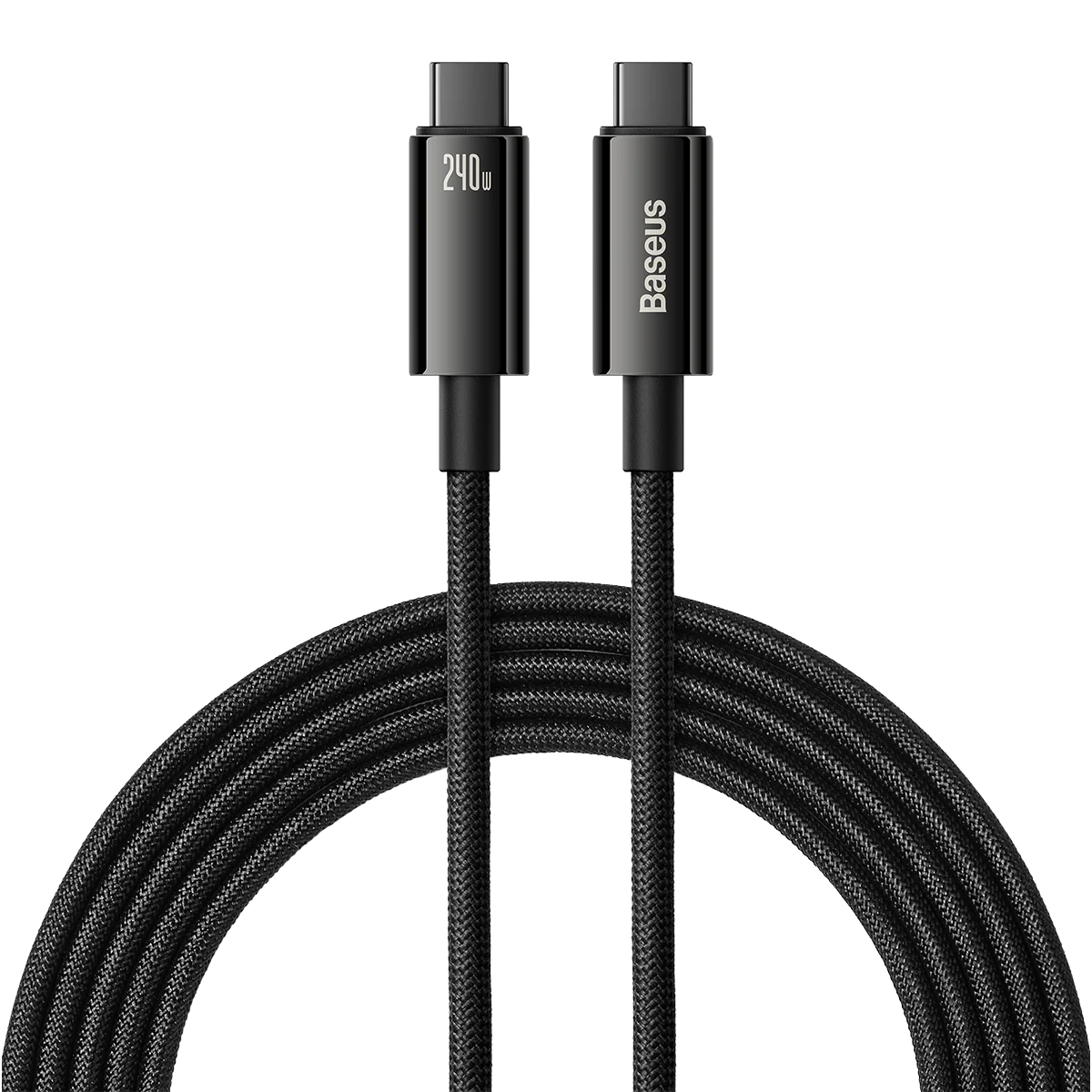 Baseus PD 240W Super Fast Charging Cables For iPhone 16 15 Plus Promax TypeC To USB Type C Wire Cable For Macbook iPad Data Cord