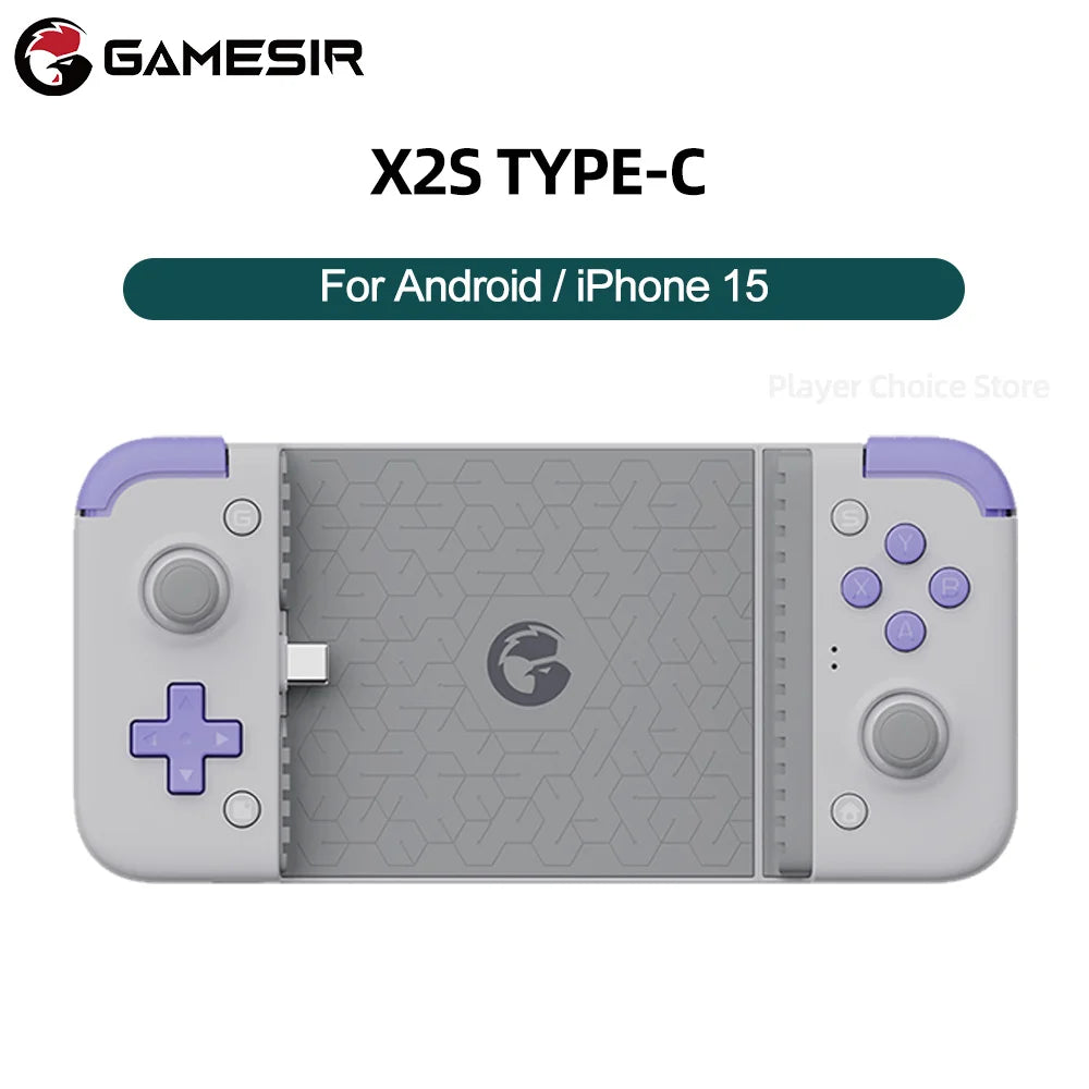 GameSir X2s Bluetooth X2s Mobile Phone Gaming Controller Gamepads Gamepad PC with with Hall Effect Stick for Android iPhone iOS