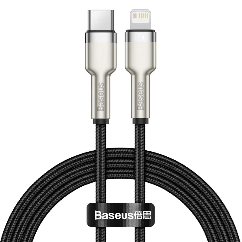 Baseus 20W PD USB C Cable for iPhone 14 13 12 Fast Charging Charger for MacBook iPad Pro Type C To Lightning Wire Cord