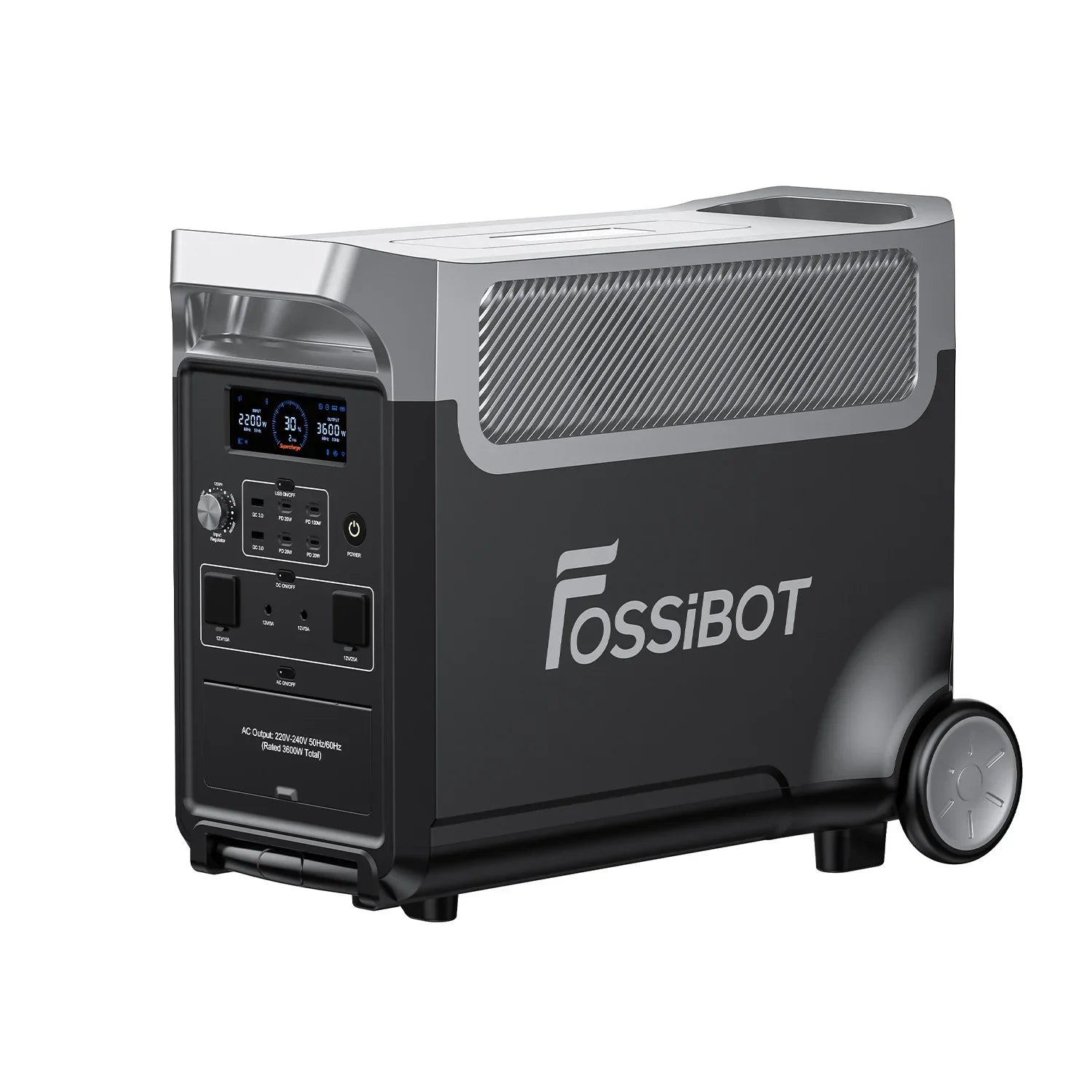 Fossibot EU Stock Lifepo4 3600w High Capacity 220v AC DC Outdoor camping Battery fossibot F3600 Pro Portable Power Station