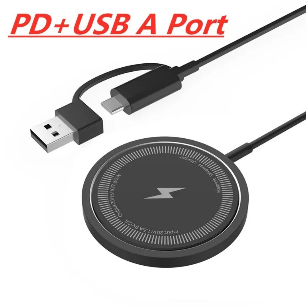 Fast Magnetic Phone Charger for iPhone 12-16 & Airpods