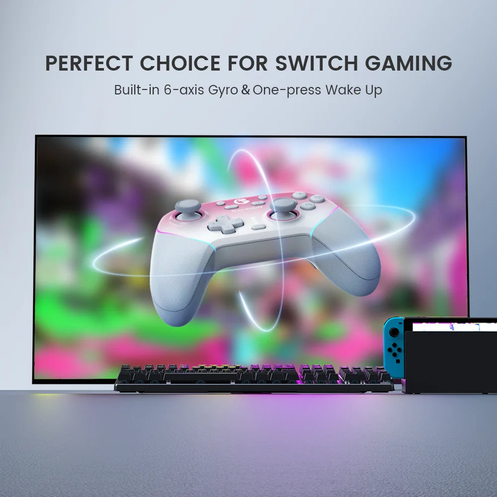 New GameSir Super Nova Wireless Game Controller T4N Pro Gamepad Hall Effect Sticks Analog Triggers for PC Switch Android iOS