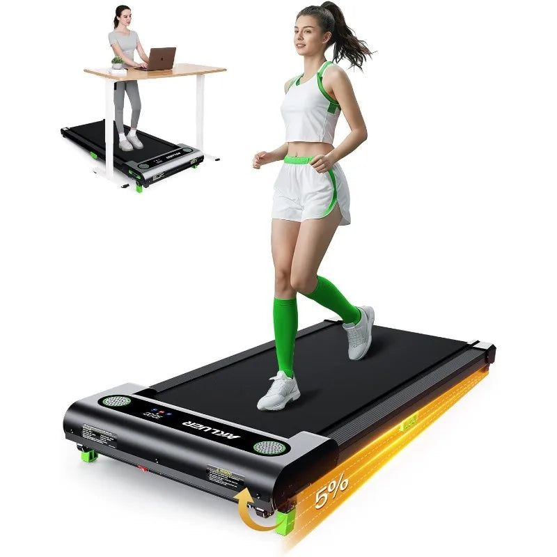 Walking Pad With Incline, Incline Treadmills For Home, 2.5 HP Under Desk Treadmill Small With Remote Control, Walking Pad
