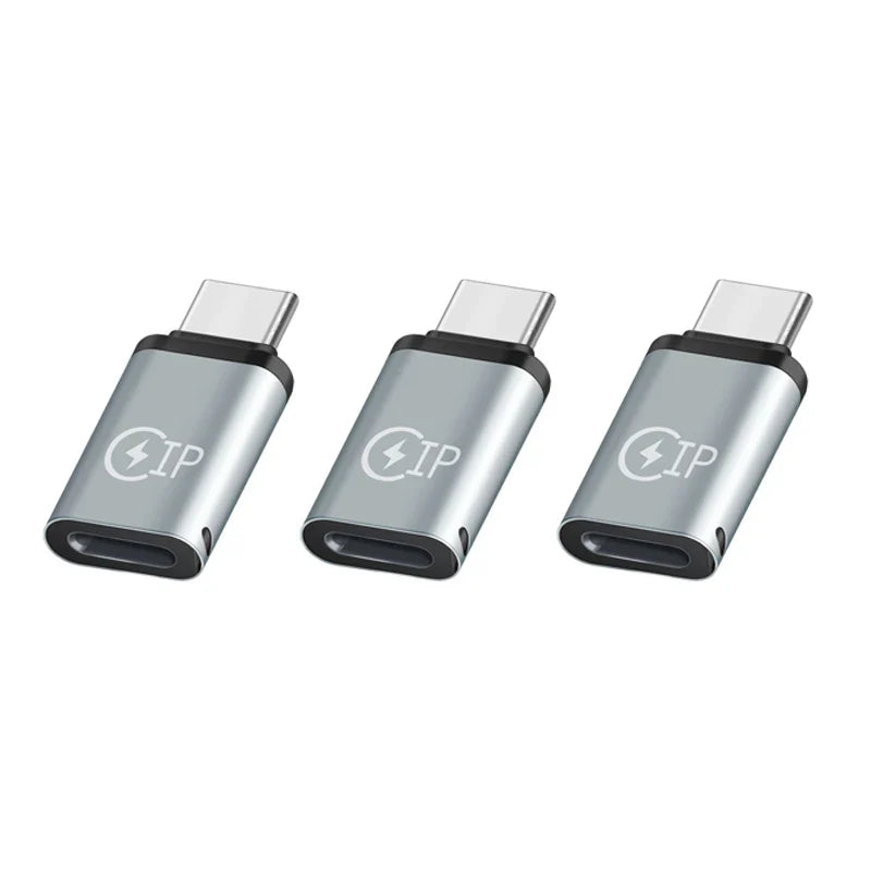 Universal Type-C Phone Charging Adapter Lightning Female To USB C Male Cable Converter Fast Charge Connector