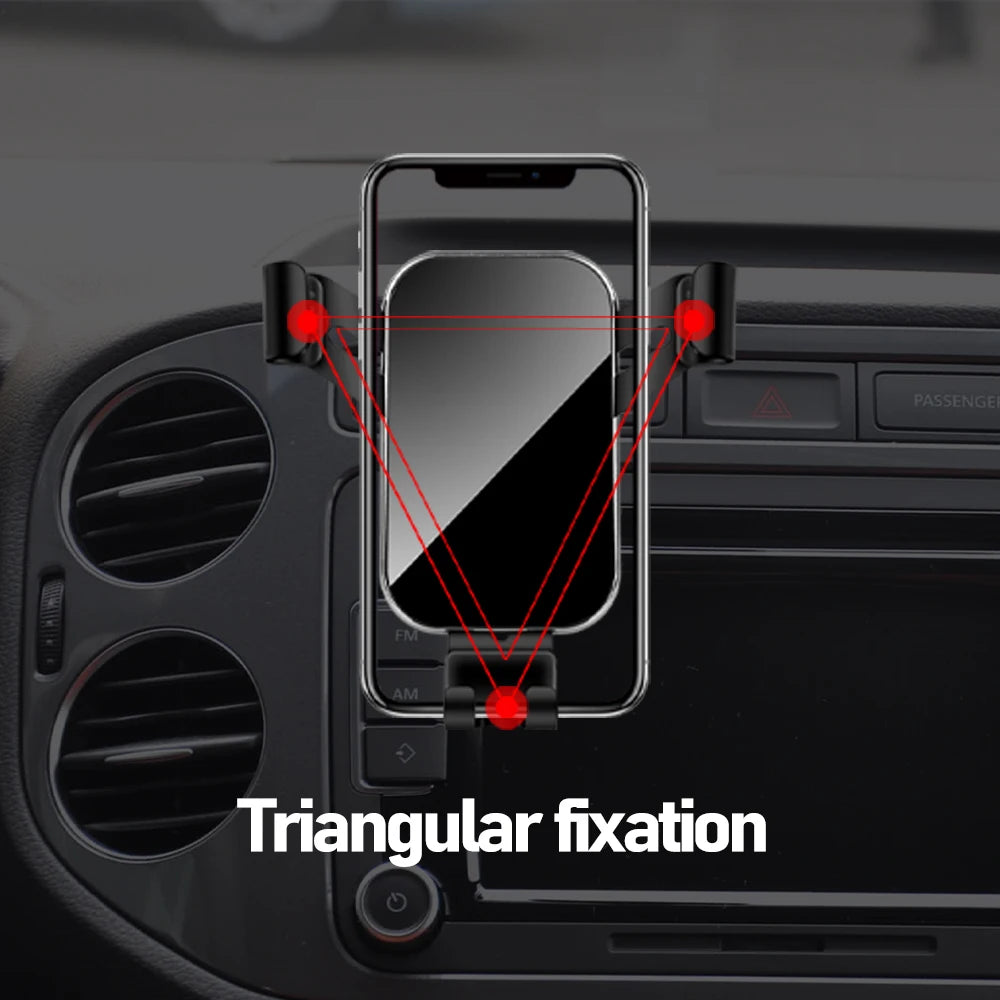 Car Mobile Phone Holder For Volkswagen VW Tiguan 5n MK1 2012 2013 2014 2015 2016 Degree Rotating GPS Mount Support Bracket