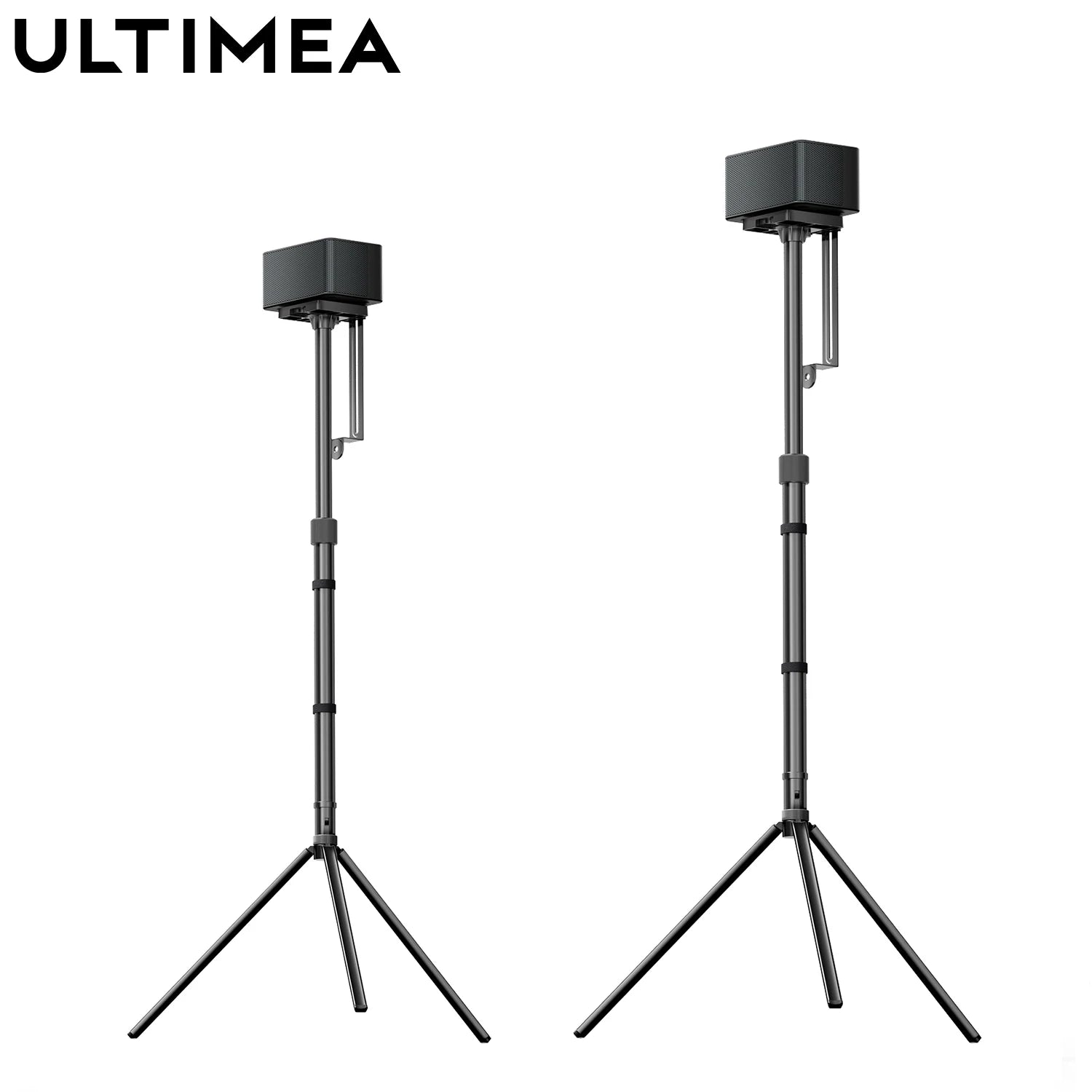 ULTIMEA Steady 310 Height Adjustable Speaker Stand from 62cm to 93cm for Surround Speakers with a Load Capacity of up to 3kg