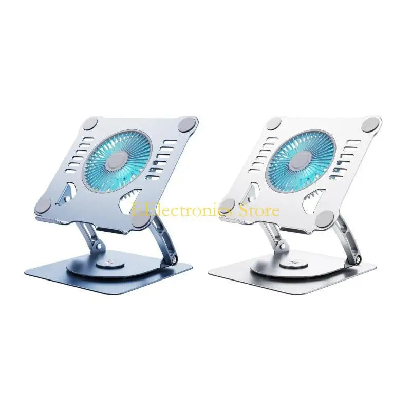 B03C Portable Notebook Stand Laptop Holder Bracket with Rotatable Design and Strong Cooling Function for Home Use and Travel