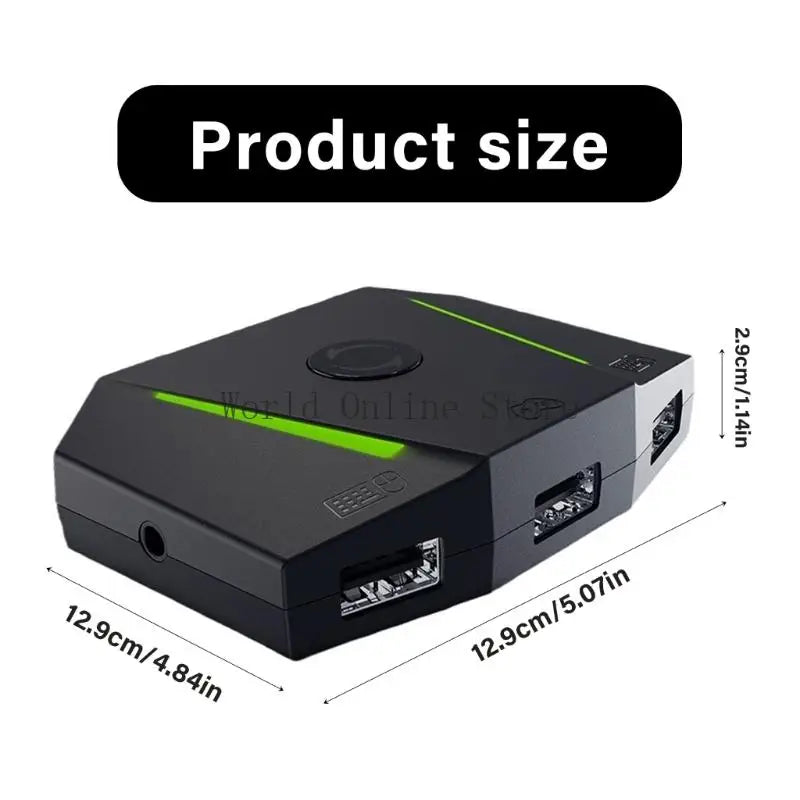 Intelligent Consoles Converter Multi System Gaming Adapters Plugs & Play Game Controller Adapters Suitable for VX2 AimBox 87HC