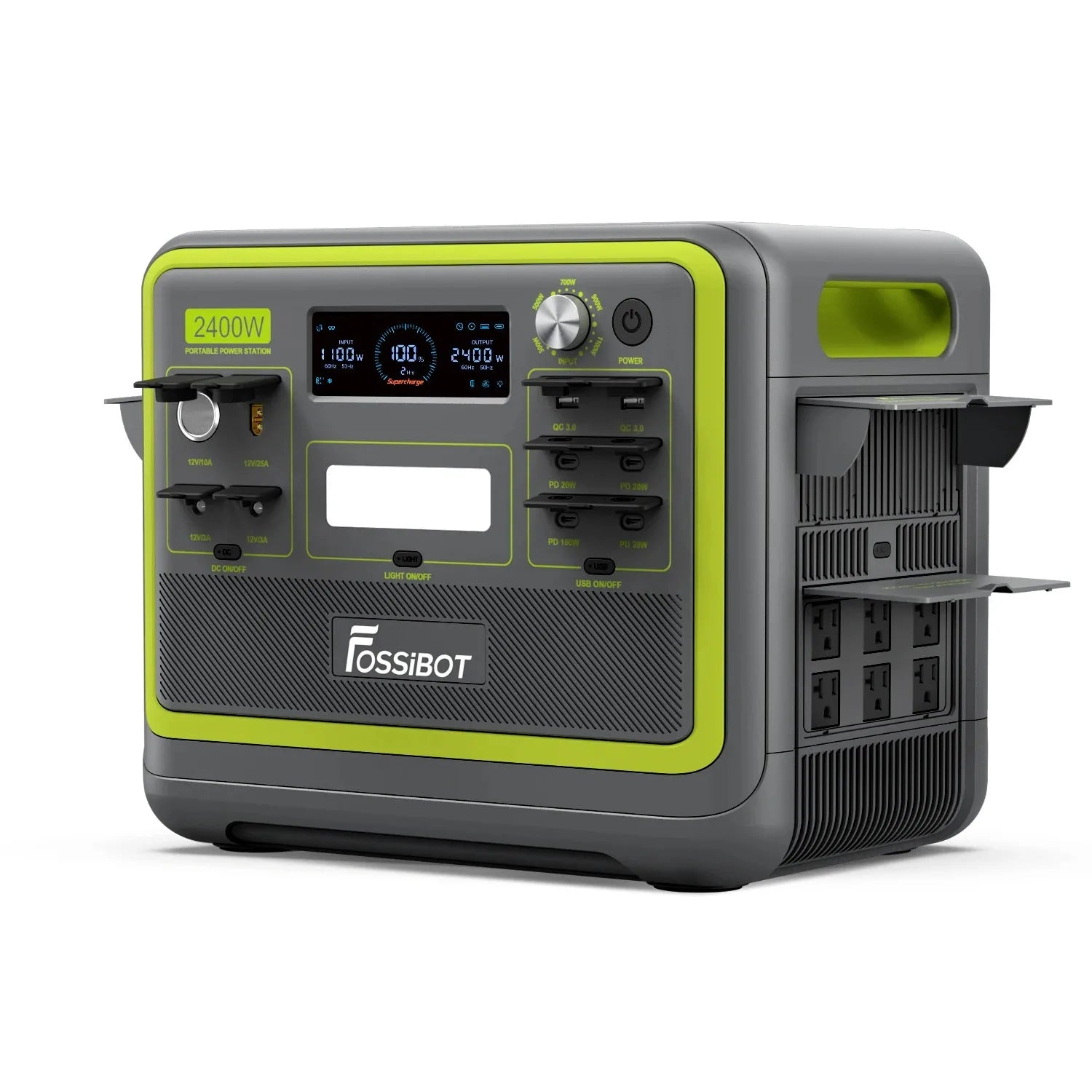 Hot Sale 2400W Solar Power Station Fossibot F2400 with Fast Charger  Long Lasting Time Cheap Power Provider