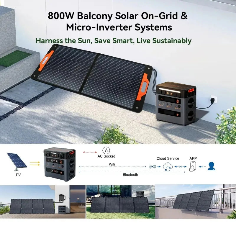 Oscal PowerMax2400 Portable Power Station 1872Wh LiFePO4 Battery Peak 4800W 3-yearWarranty Outdoor Home Camping Mobile PowerBank