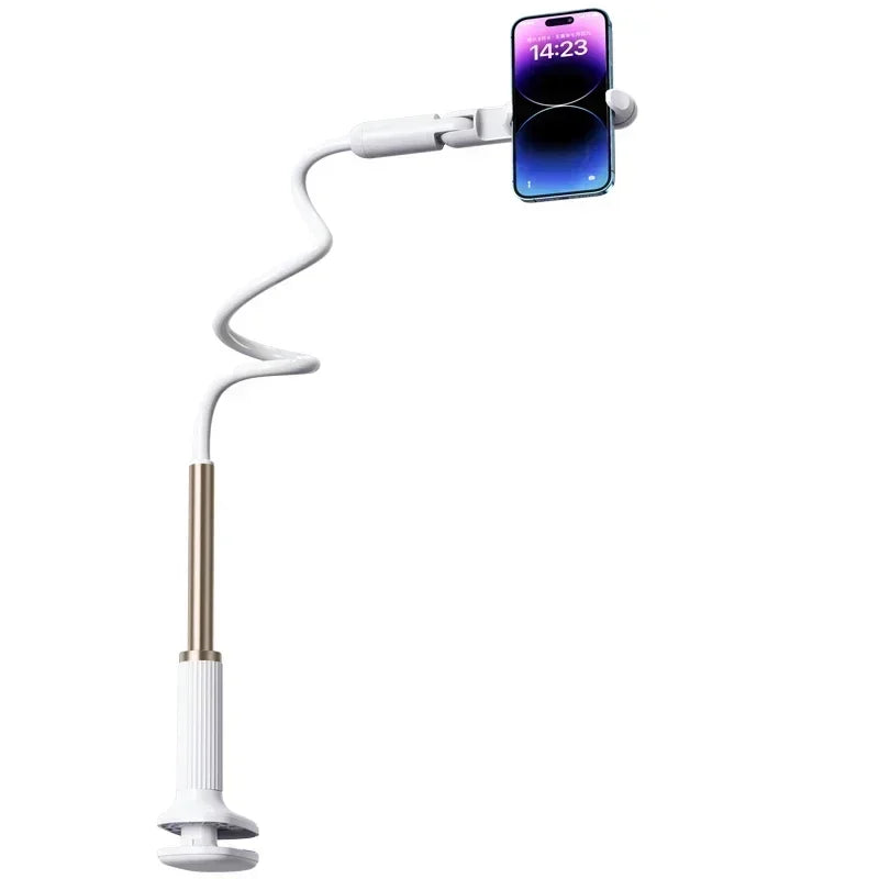 Oatabasf Magnetic Gooseneck Phone Stand Holder with Flexible Long Arm for Bed Lazy Bracket for 4-7" Phone Tablet Stand 4.7-13"
