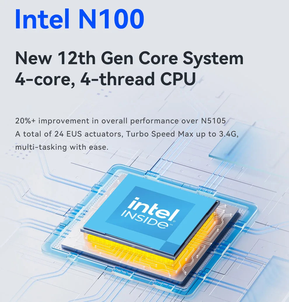 AMD R7 5825U/Inter N100/N150 Dual-Network Dual-Display Home Mini PC Support Win10 NAS System WiFi6 Pfense Firewall Computer