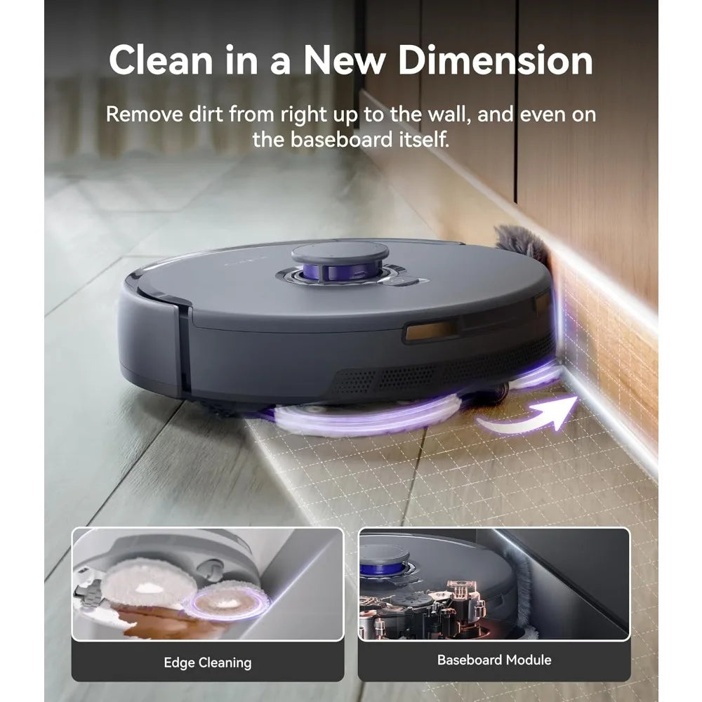 Freo Z Ultra Robot Vacuum and Mop Combo, Dual RGB Cameras and Chips, AI Avoidance, 12000Pa Suction, Real-Time Decisions- HOME