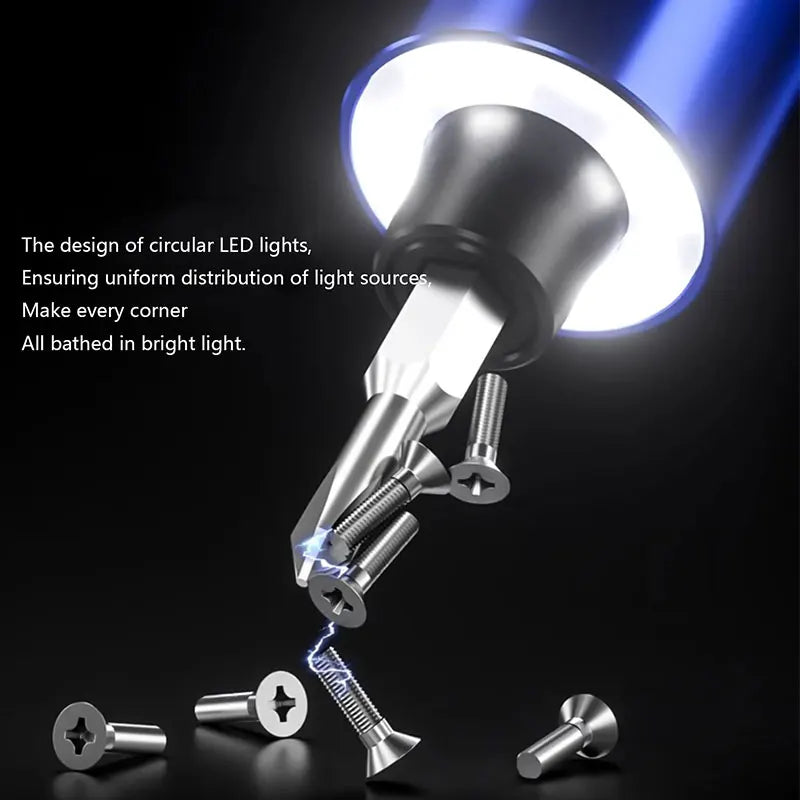 Mechanic ES420 42-in-1 Electric Screwdriver Set S2 Steel Bits 5-Speed Adjustable LED Light for Precision Phone Laptop Repair