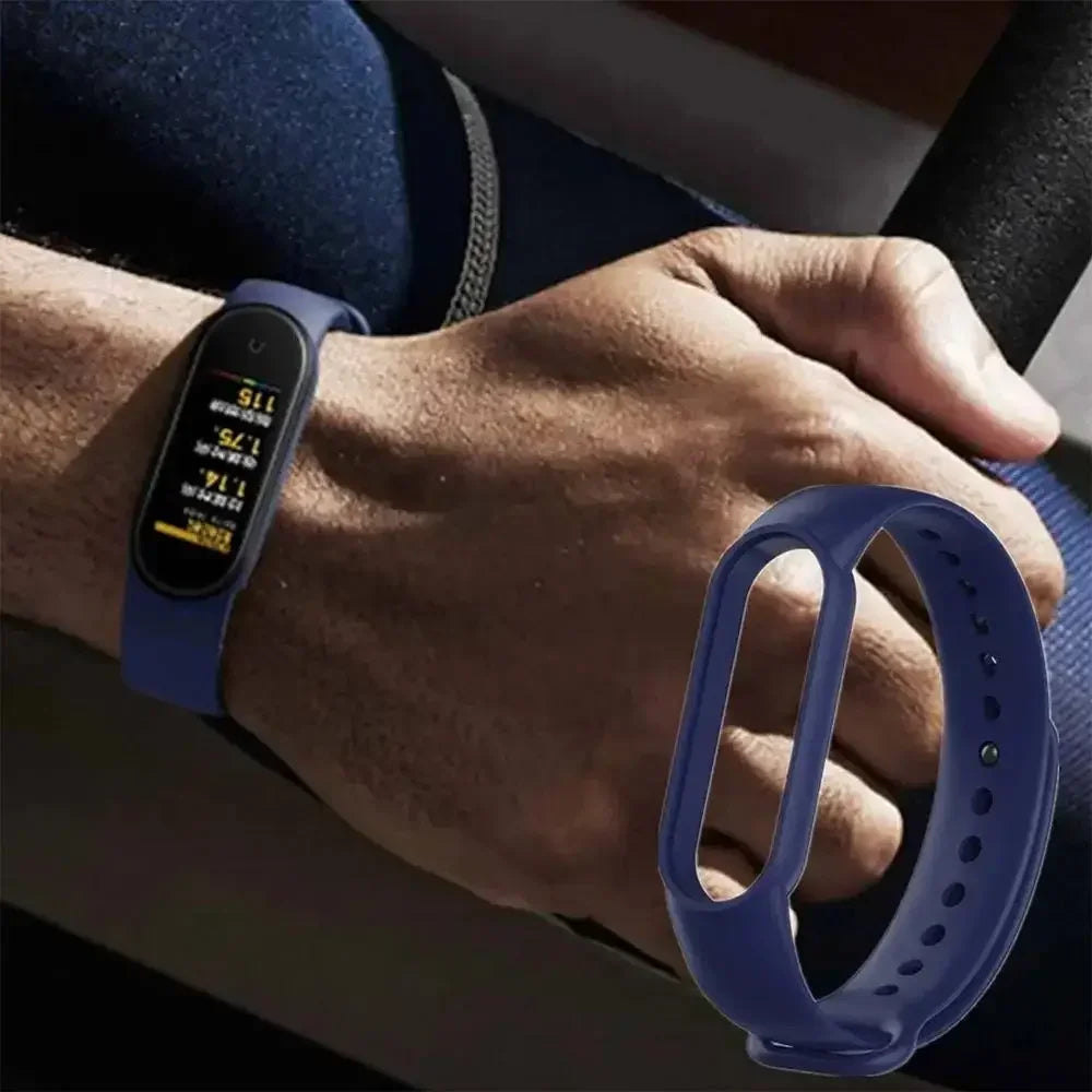 Silicone Watch Strap For Xiaomi Mi Band 7 6 5 4 3 Wristband Bracelet Wrist Straps correa Mi Band 6 7 5 4 Smart watch Accessories