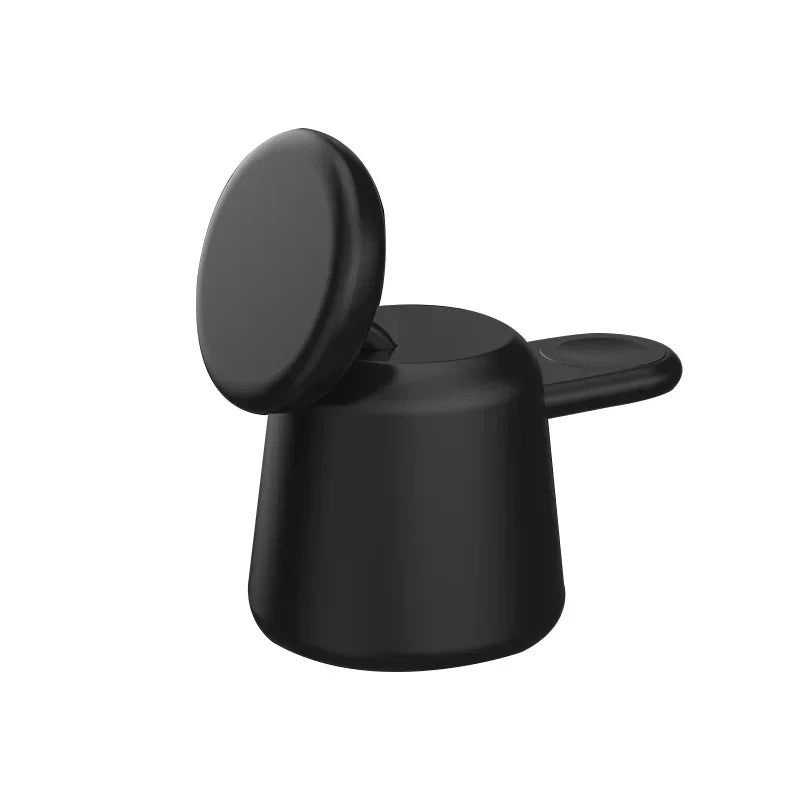 3 in 1 Magnetic Wireless Charger Stand For Magsafe iPhone 15 14 13 12 Pro Max Airpods IWatch 9 8 7 6 Fast Charging Dock Station