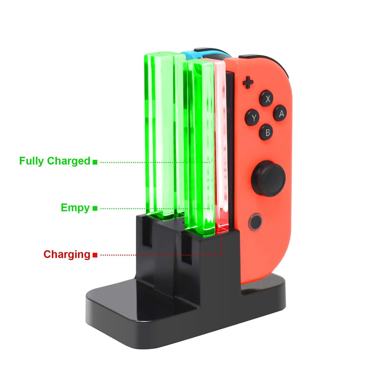 DOBE Charging Dock Compatible with Switch for Joy Con & OLED Model Controller with Lamppost LED Indication