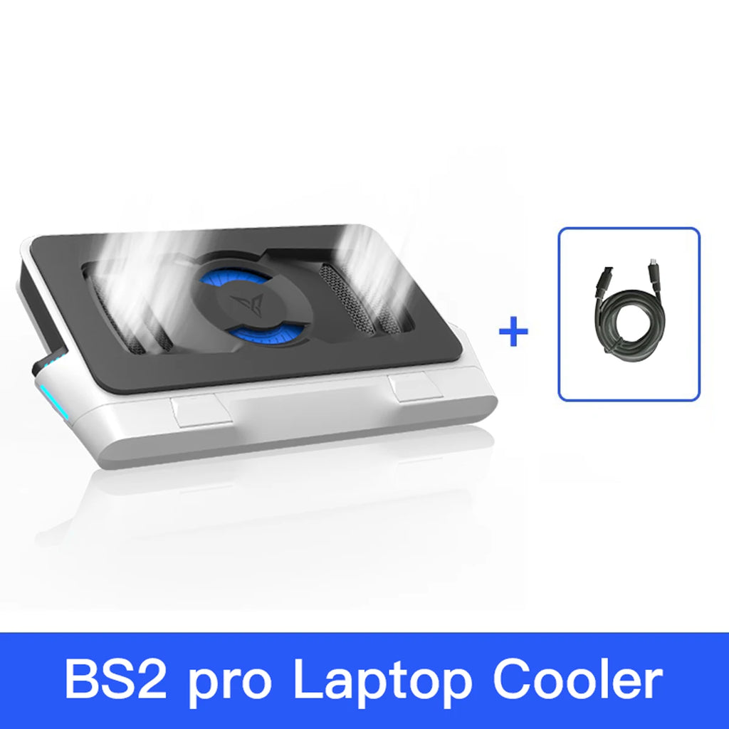 Flydigi BS2 pro Laptop Cooler Overclocking Pressure Air Dual Noise Reduction Intelligent Variable Frequency Computer Bracket NEW