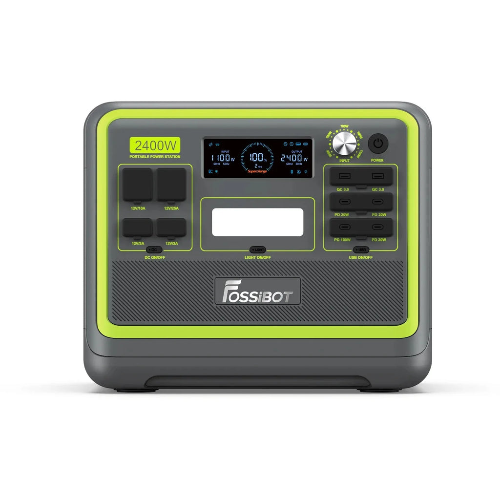 Hot Sale 2400W Solar Power Station Fossibot F2400 with Fast Charger  Long Lasting Time Cheap Power Provider