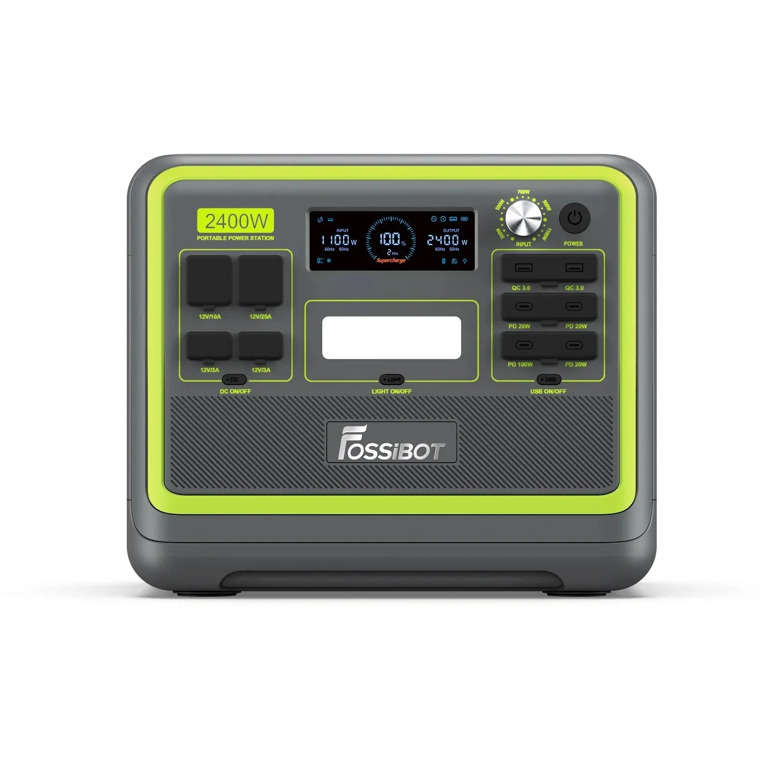 Hot Sale 2400W Solar Power Station Fossibot F2400 with Fast Charger  Long Lasting Time Cheap Power Provider