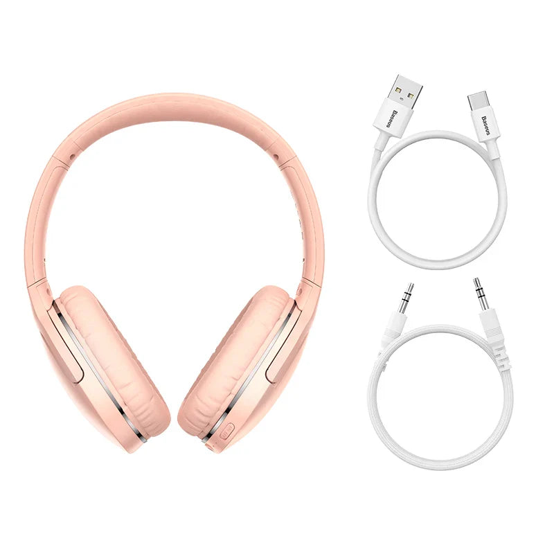 Baseus D02 Pro Wireless Headphones Bluetooth Earphone 5.3 Foldable Headset Sport Over the Ear Headphone Gaming Bluetooth Earbuds