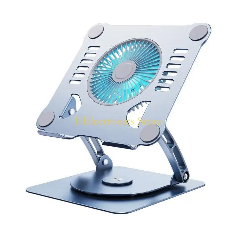 B03C Portable Notebook Stand Laptop Holder Bracket with Rotatable Design and Strong Cooling Function for Home Use and Travel