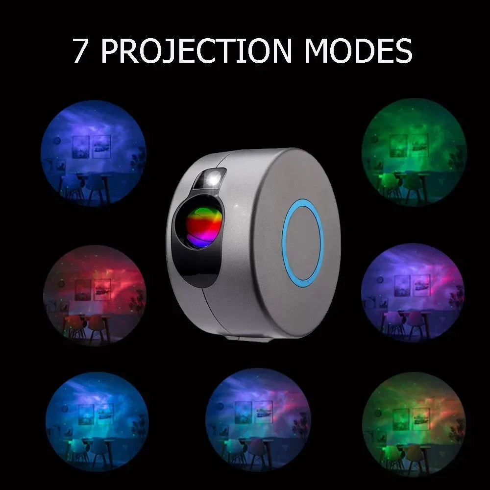 Portable LED Galaxy Star Projector Light for Bedroom Kids Room Party Decoration Starry Sky Night Light