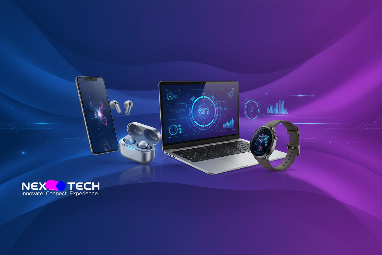 image banner for a tech store 